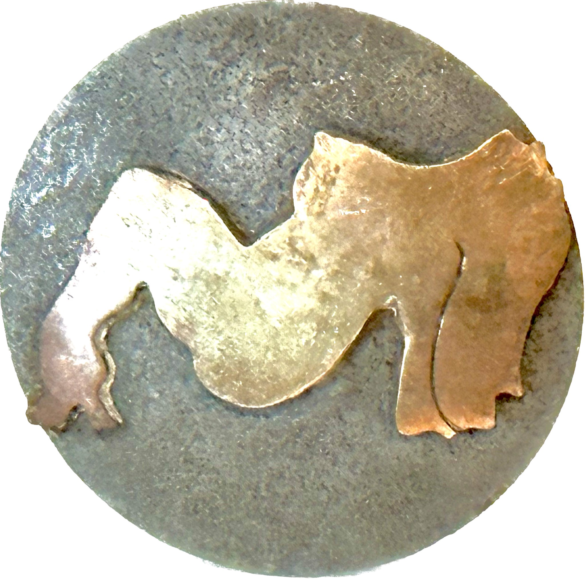 Concho Antique Copper Figure