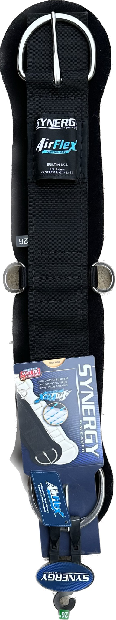 Synergy By Weaver Straight Western Cinch Padded With Cool Flex Foam