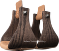 The Chisholm Ronnie Nettles Stirrups with 5- inch Tread Width in Gunstock Finish