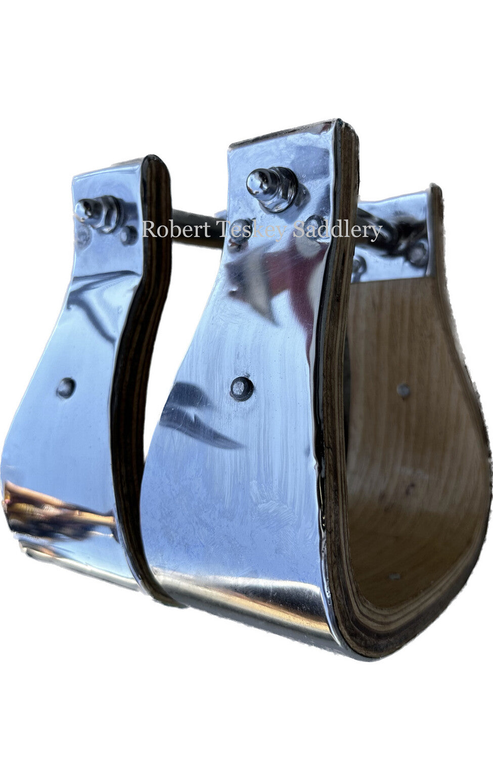 Monel Stirrups in Polished SS Finish Available in three Widths 3- inch Tread Width