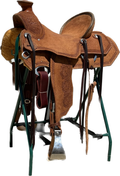 Robert Teskey Wade High Back Western Saddle with a 15 3/4- inch Seat