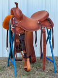 Stuart Rybak CowHorse Saddle with a 16-inch Slick Out Seat