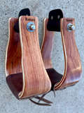Teskey 75 Stirrups In Warm Golden Clear Varnish