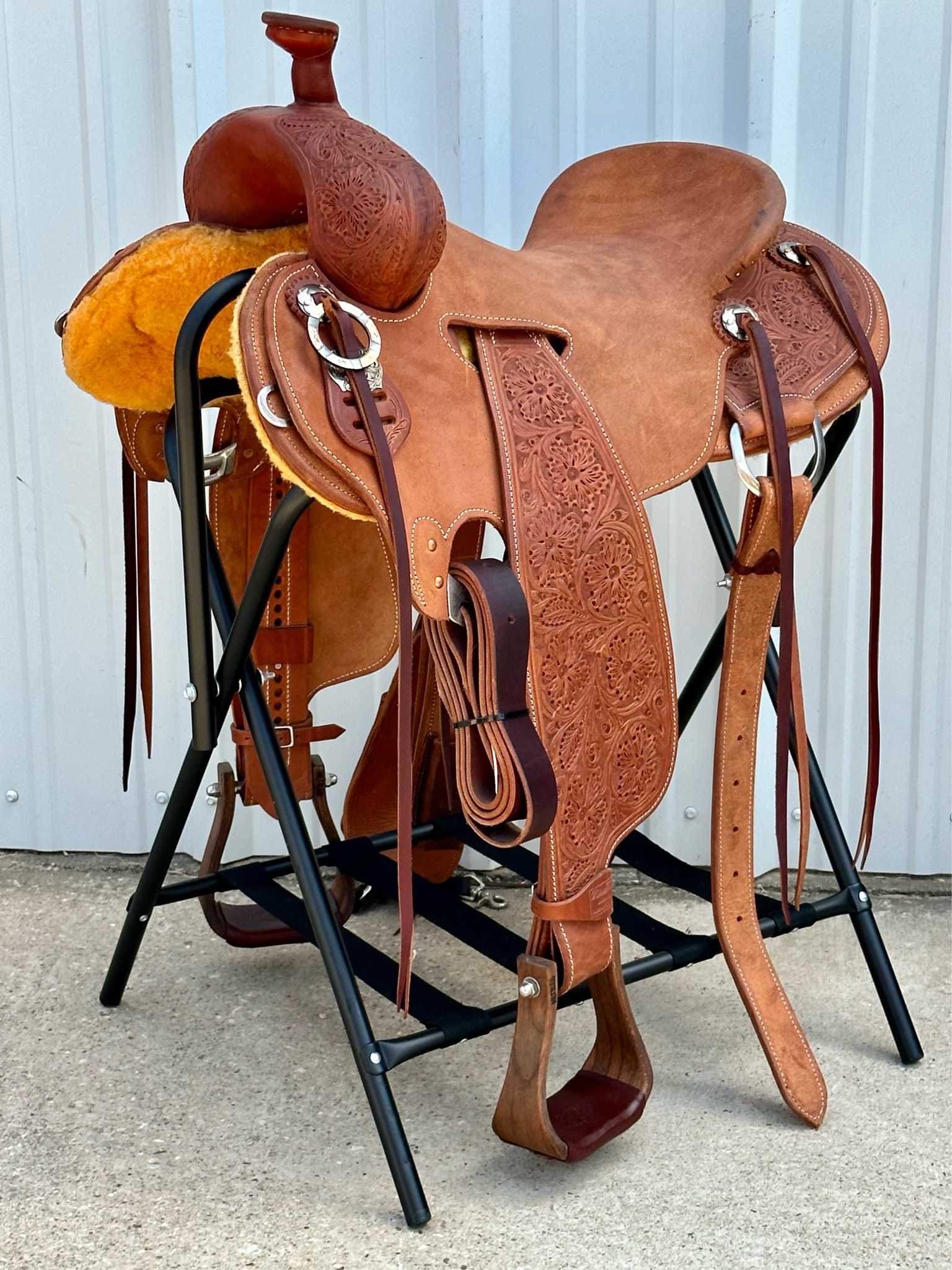 Robert-Teskey-Elite-Strip-Down-Roping-Saddle