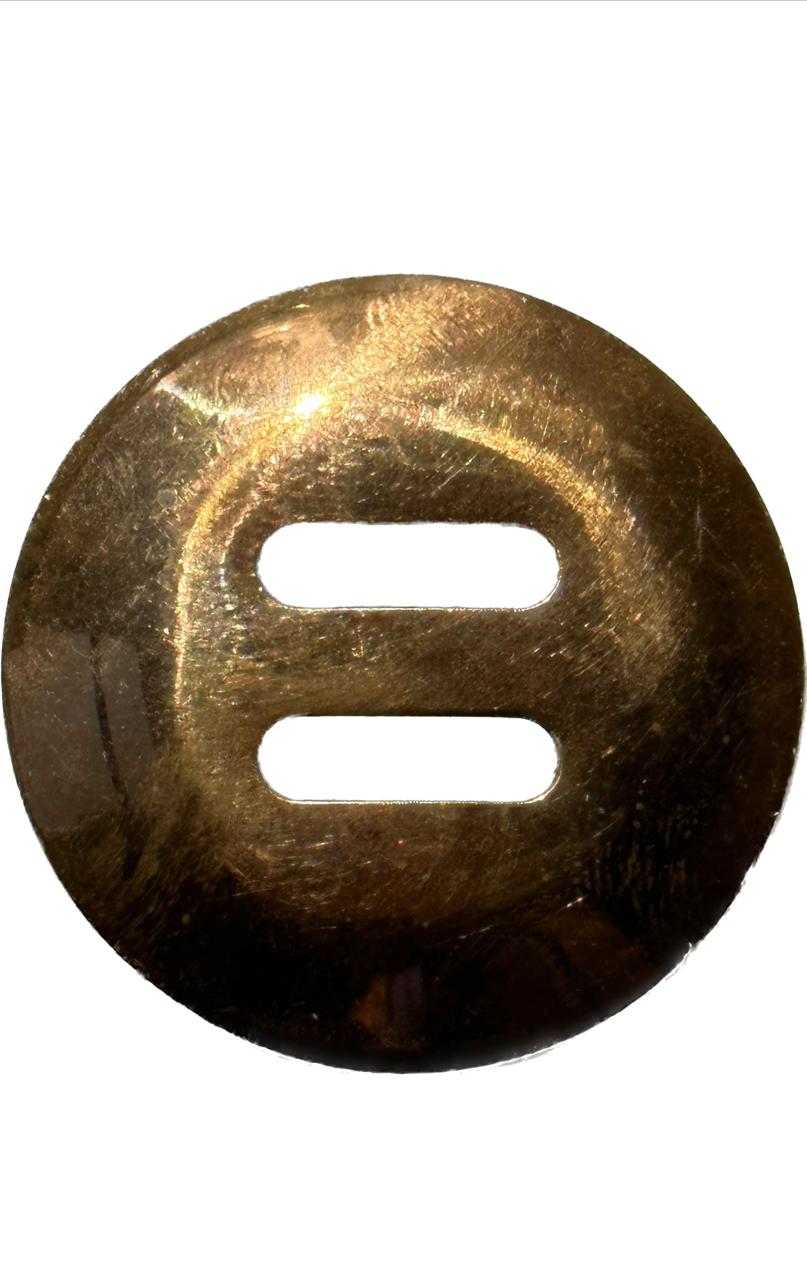 Slotted Concho In Polished Copper Tone