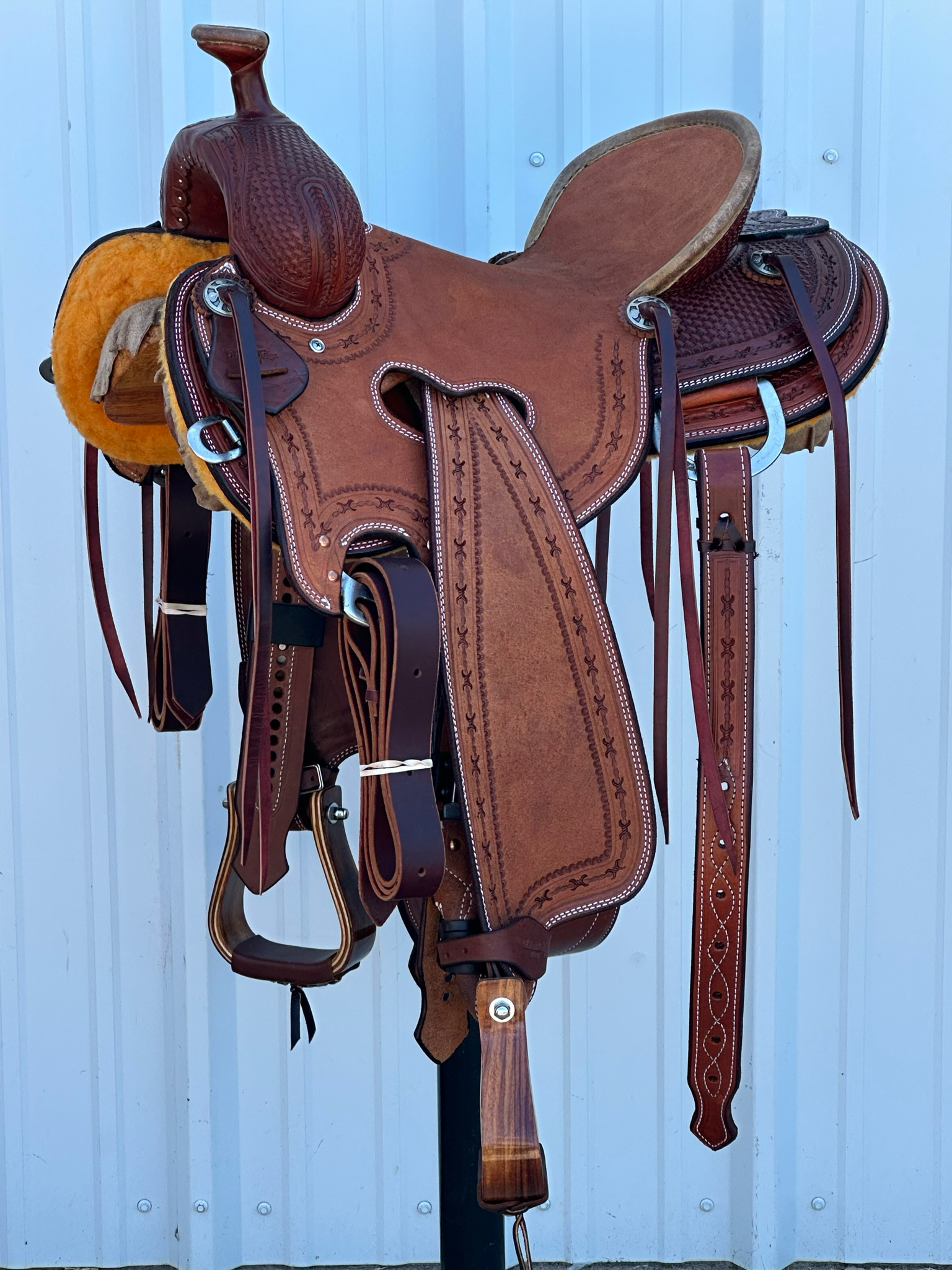 Robert-Teskey-Elite-Seat-Rig-Ranch-Roping-Saddle