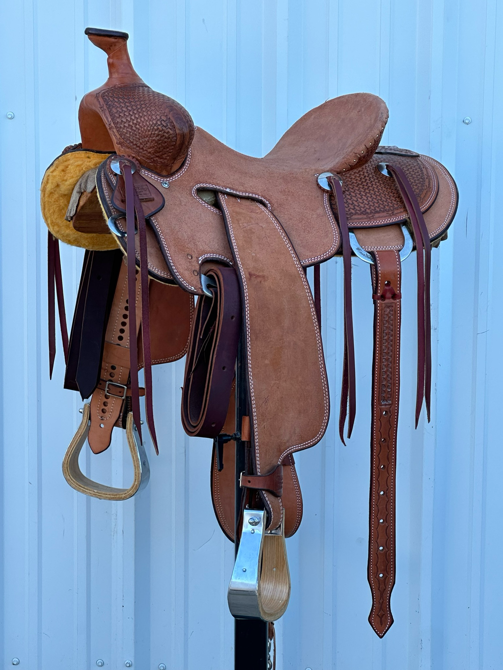 Robert-Teskey-Strip-Down-Seat-Rig-Ranch-Roping-Saddle
