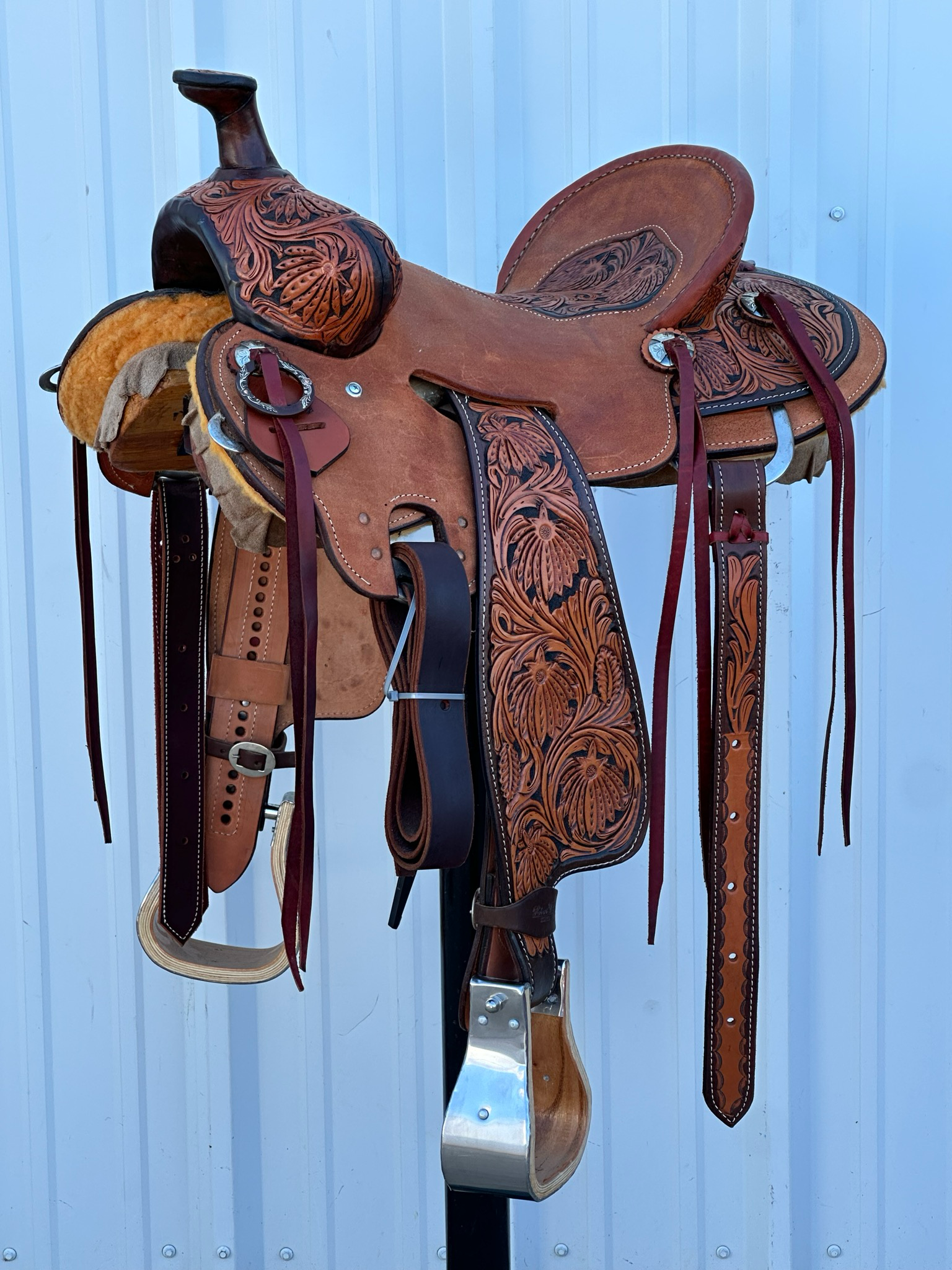 Robert-Teskey-Elite-Strip-Down-Seat-Rig-Ranch-Roping-Saddle