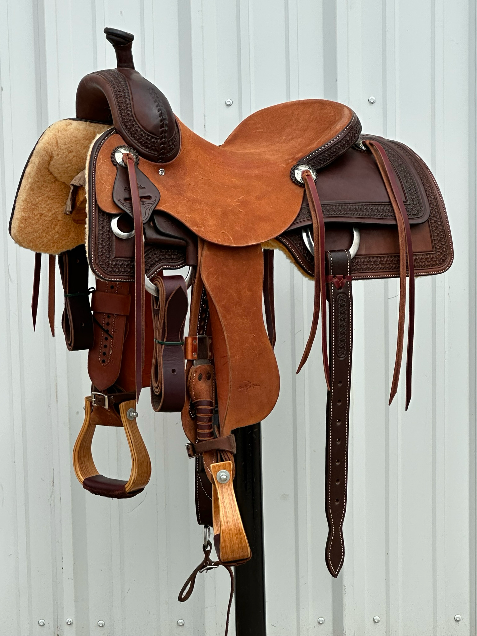 Stuart-Rybak-Cow-Horse-Saddle